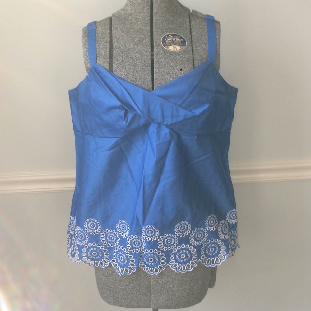 Floral cutout tank